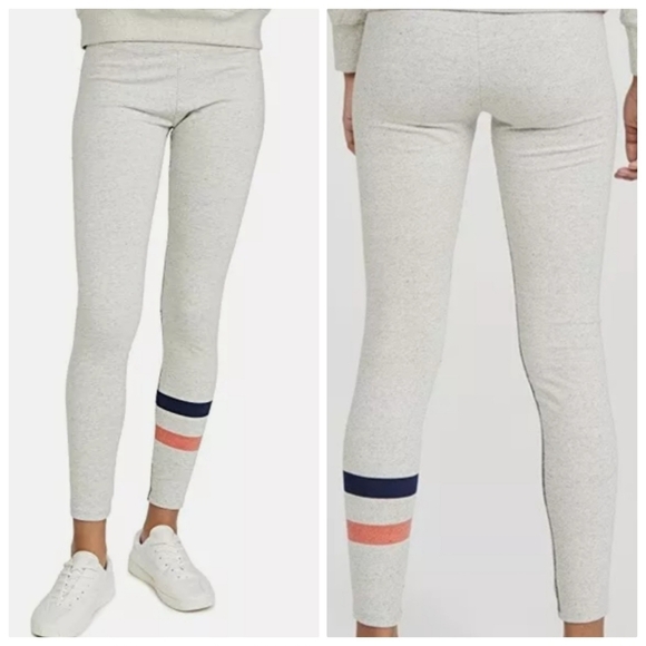 New Sundry Striped Grey Leggings NWT Size 1/Small - Picture 6 of 9